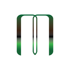 M letter logo design vector