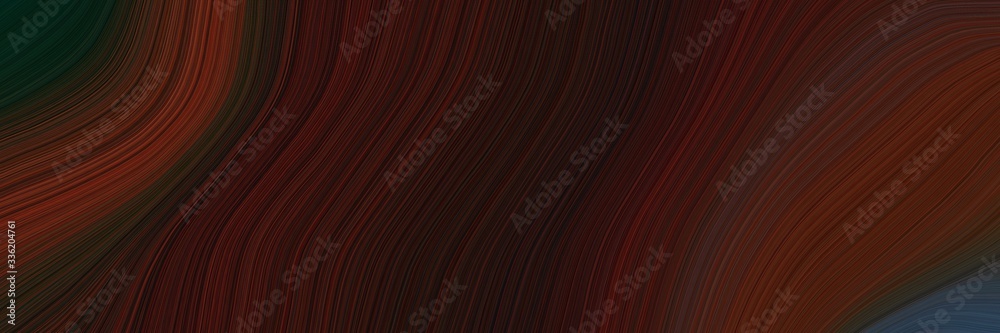 Poster elegant surreal designed horizontal header with very dark pink, dark red and chocolate colors. fluid