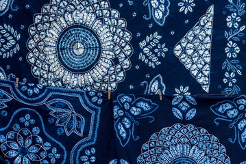 Blue batik
