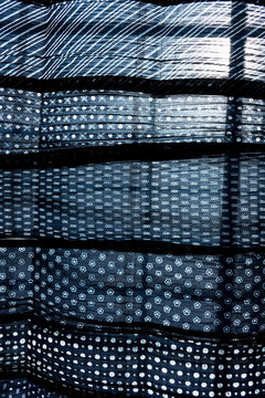 Blue batik