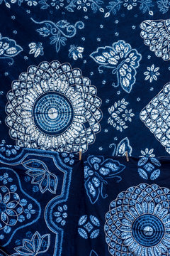 Blue batik