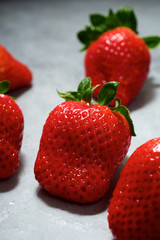 Strawberries close up