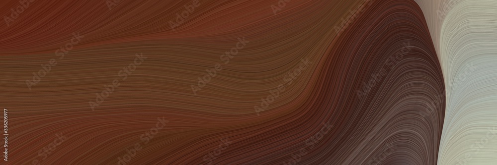 Poster elegant decorative header with old mauve, dark gray and very dark red colors. fluid curved lines with dynamic flowing waves and curves