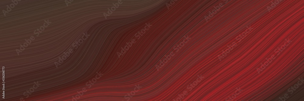 Aufkleber elegant artistic horizontal header with old mauve, firebrick and very dark pink colors. fluid curved