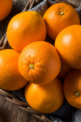 Raw Organic Fresh Oranges