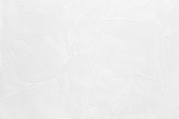 Textured white plaster on the wall. Background image, texture. - obrazy, fototapety, plakaty