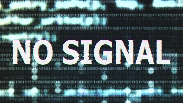 4K No Signal Corrupted Signal Notification Display 3