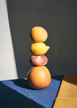 Variety of fruits on the table