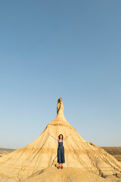 Woman in the desert