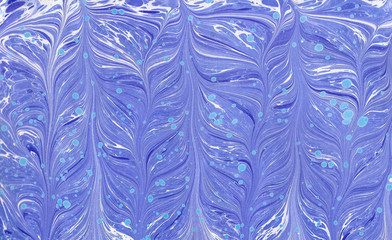 Handmade blue marble background