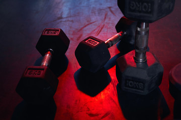 Weights in gym