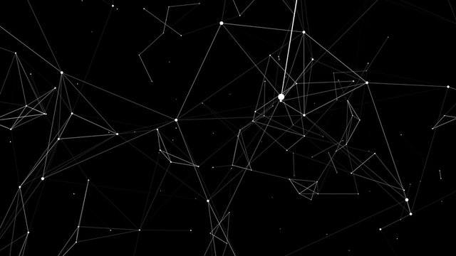 Digital plexus of lines and dots. Network or connection. Abstract digital background. Cosmic vector illustration.