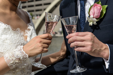 wedding champagne toast