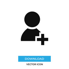 Fototapeta na wymiar User vector icon, simple sign for web site and mobile app.