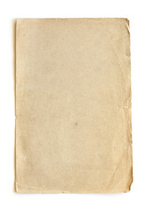 empty sheet of old paper.