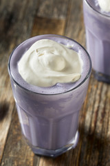 Homemade Japanese Purple Ube Milkshake
