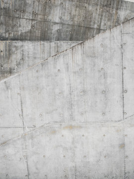 Scratches on concrete wall