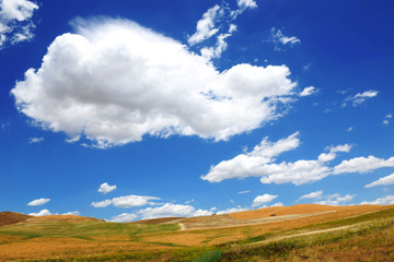 Italy - Sicily landscape and nature in province of Corleone