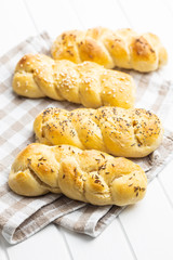 Tasty braided buns