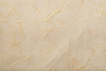 Texture of traditional handmade mulberry paper