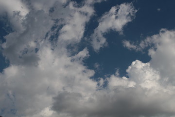 Obraz premium blue sky with clouds