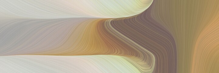 modern futuristic banner with waves. elegant curvy swirl waves background illustration with gray gray, pastel gray and dark gray color