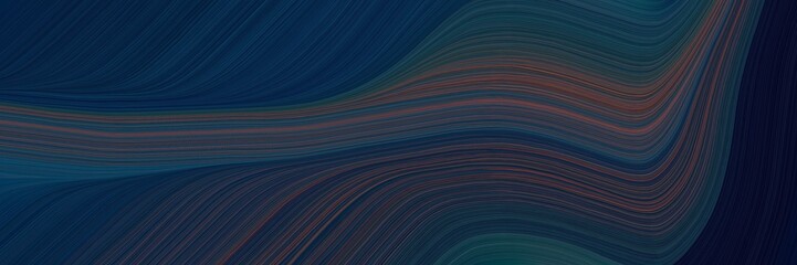 Obraz premium modern beautiful futuristic banner with very dark blue, old mauve and dark moderate pink color. abstract waves design