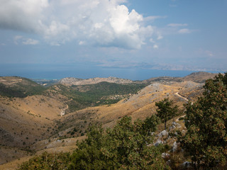 Fototapeta na wymiar Corfu Island landscape, Greece