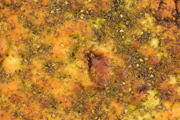 Zataar Manakish lebanese manakeesh arabic food.