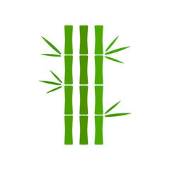 Fototapeta na wymiar Simple bamboo stick vector icon