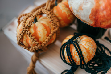 Pumpkin hanger decoration