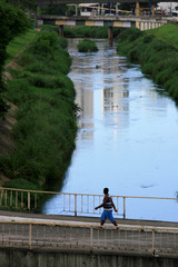 water contaminated by sewage
