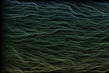 Sporadic Lines Flowing Yellow & Blue Abstract Background