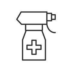 Obraz premium spray bottle medical product line style