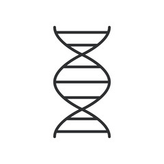 dna molecule line style icon