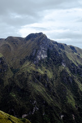 mountain landscape with blue sky