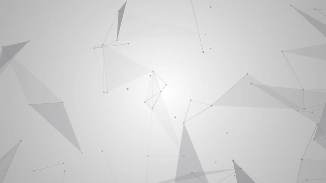 Abstract futuristic background, connected points and lines.