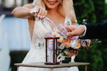 wedding glasses for wine and champagne from crystal
