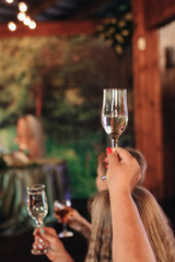 wedding glasses for wine and champagne from crystal