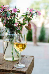 wedding glasses for wine and champagne from crystal