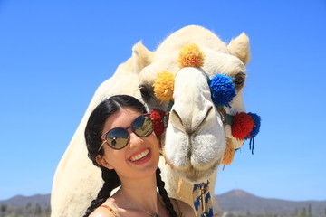 Camello y turista
