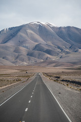 Highway through the mountains of Salta