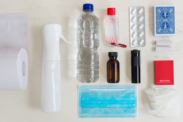 prepping for an emergency, basic supplies for a shutdown