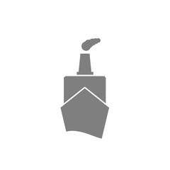 ship icon on white background.