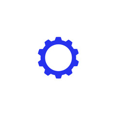 Gear or cog icon on white background.