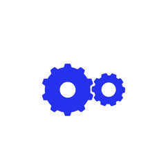 Gear or cog icon on white background.