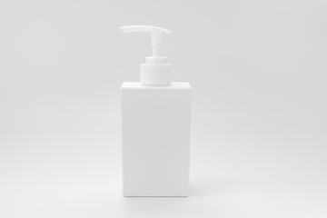 soap dispenser closeup. hand disinfection. concept of protection against germs and bacteria.