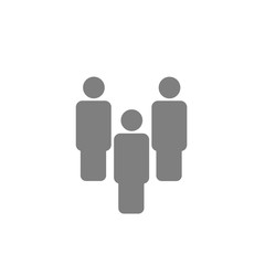 Group of people icon isolated on white background.