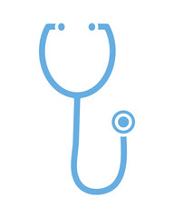 stethoscope cardio device line style icon