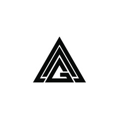 aag letter original monogram logo design